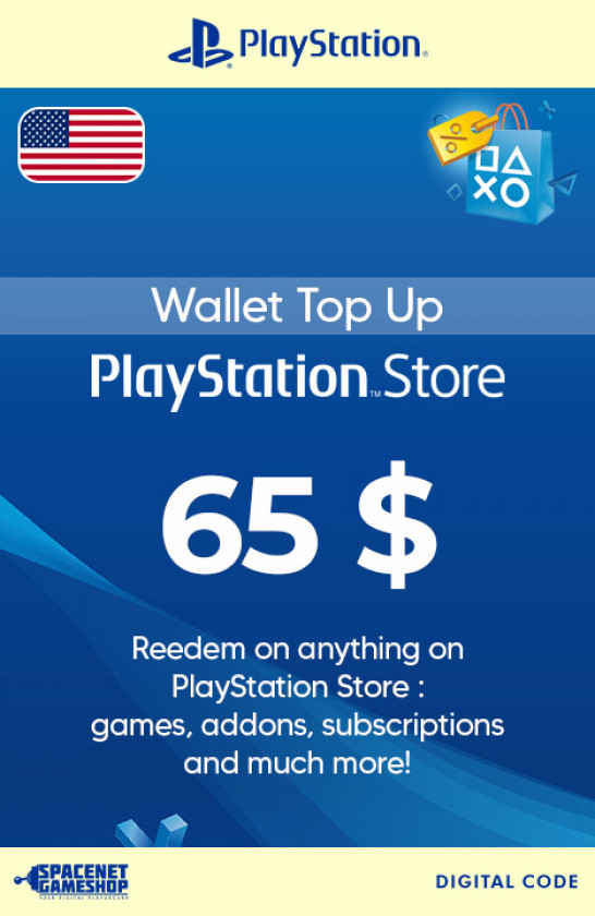 65 psn store card